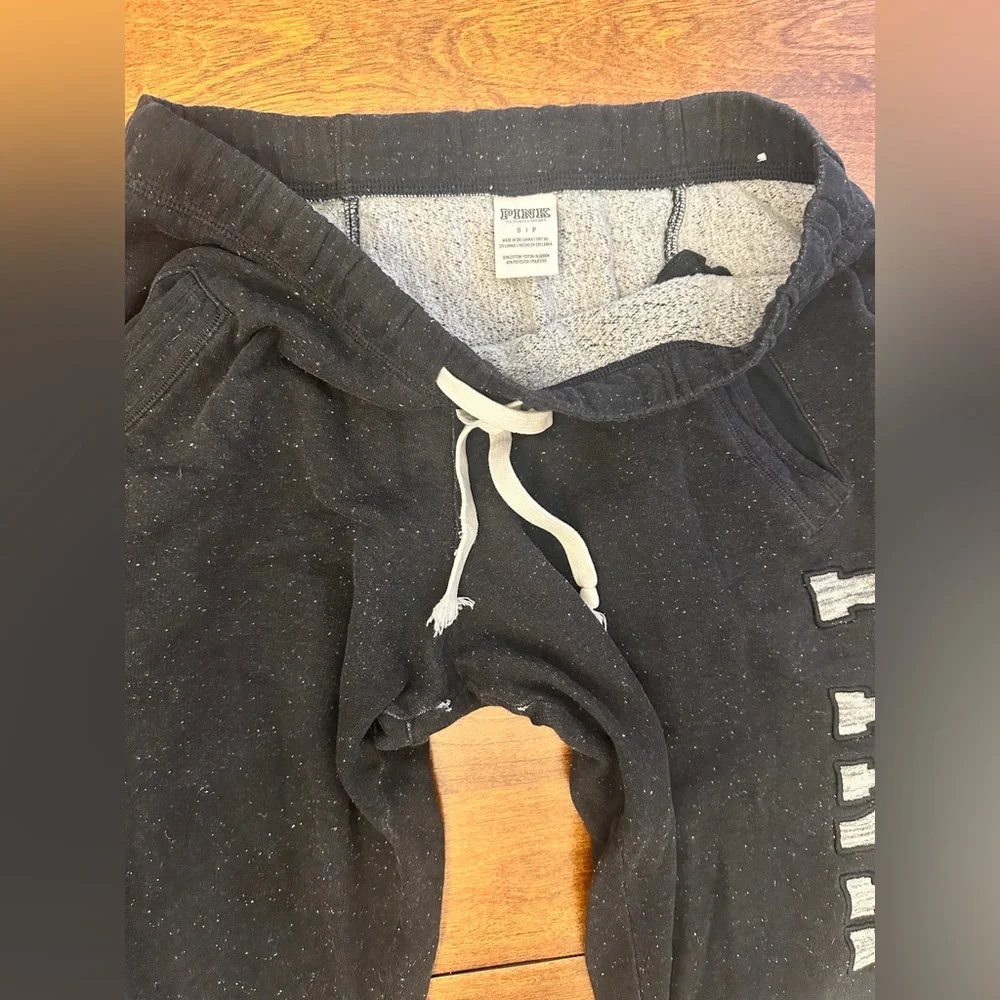 Black PINK Sweatpants with White Logo - Picture 5 of 5